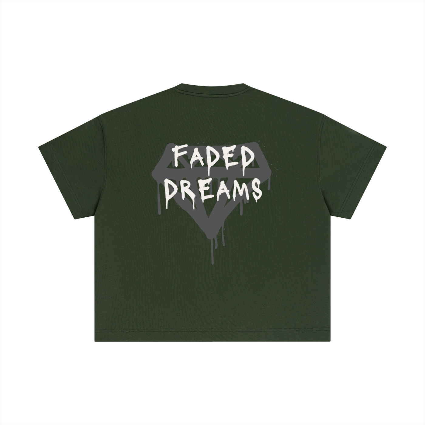 Faded Dreams Graffiti Boxy T-Shirt
