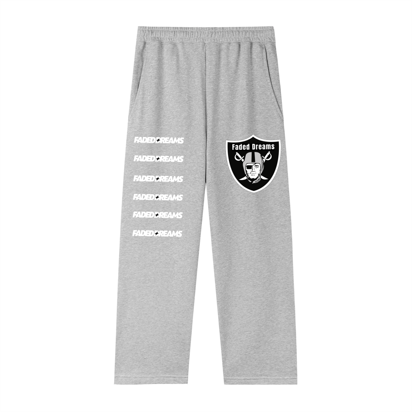 Faded Dreams Skull and Shield Sweatpants