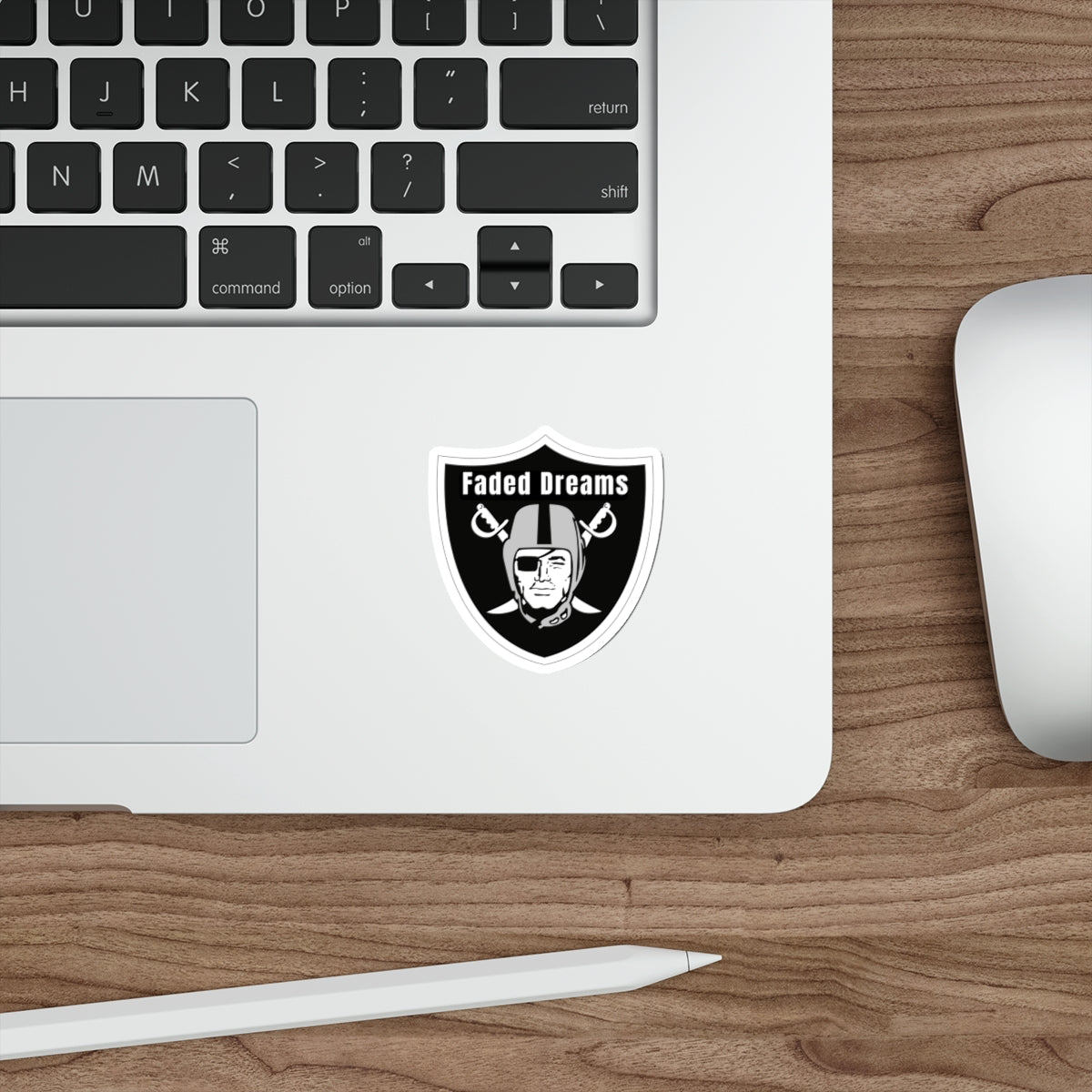 Faded Dreams Shield Sticker