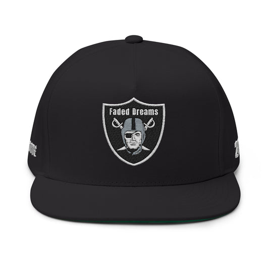 Faded Dreams Embroidered Skull & Shield Snapback