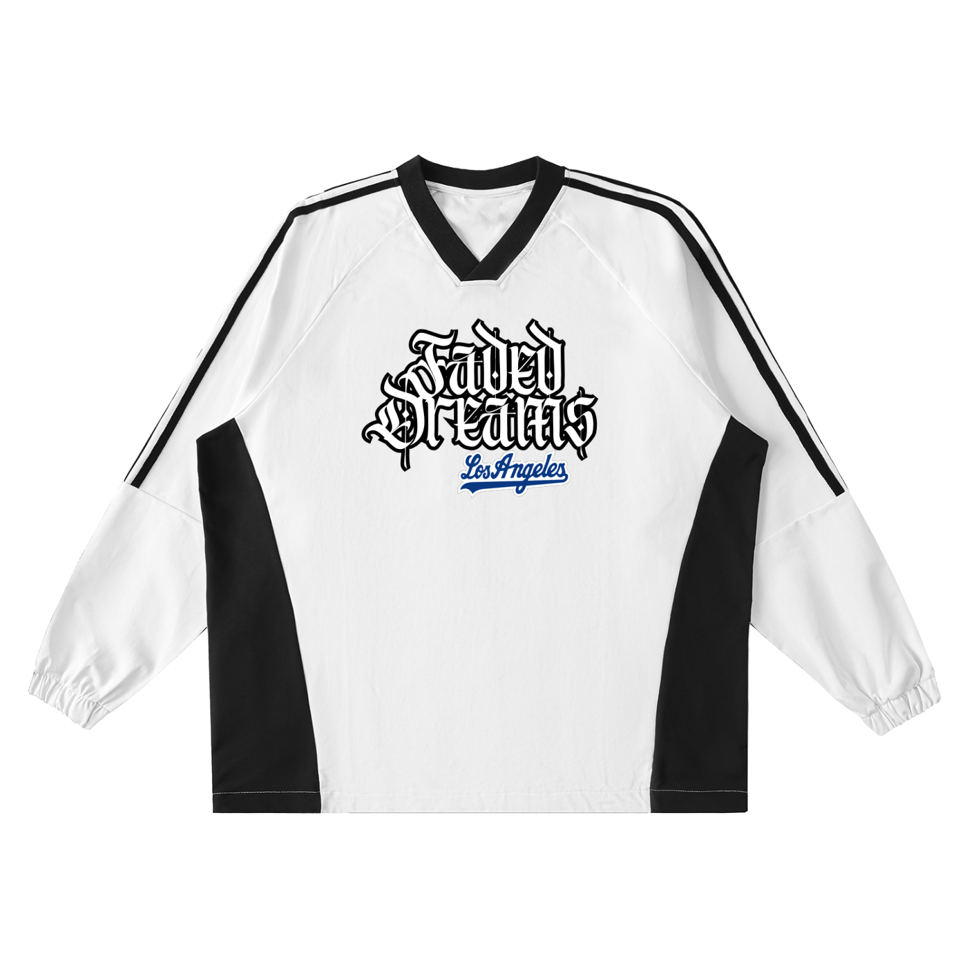 Faded Dreams Los Angeles V-neck Pullover