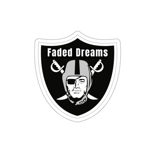 Faded Dreams Shield Sticker