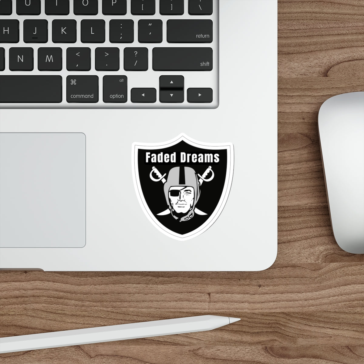 Faded Dreams Shield Sticker