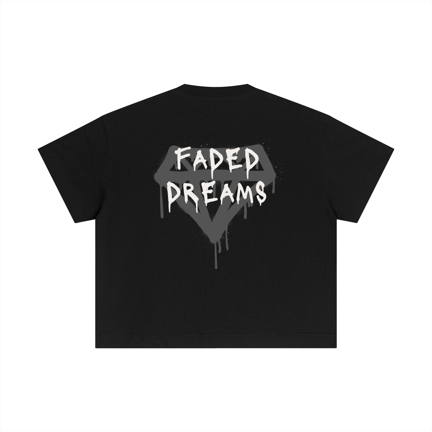 Faded Dreams Graffiti Boxy T-Shirt