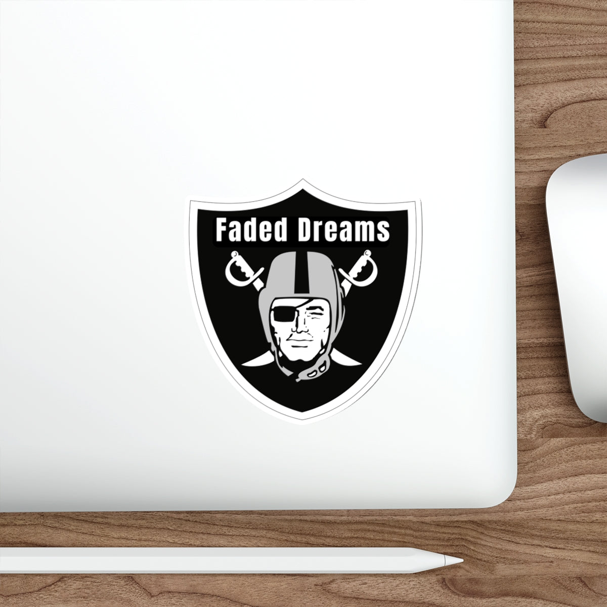 Faded Dreams Shield Sticker