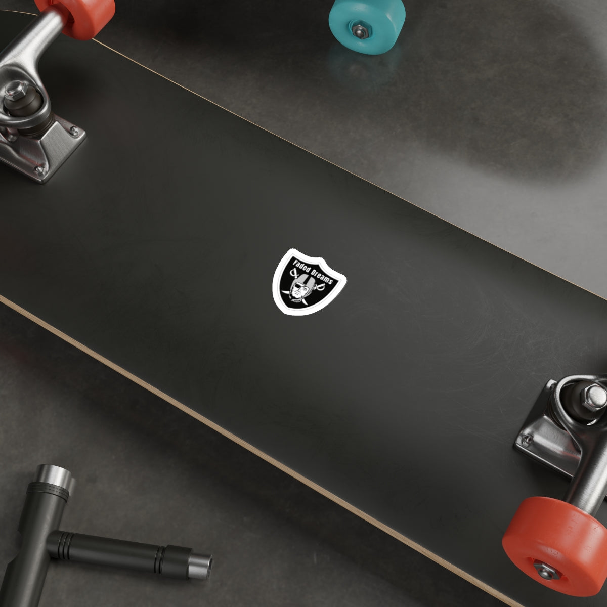 Faded Dreams Shield Sticker