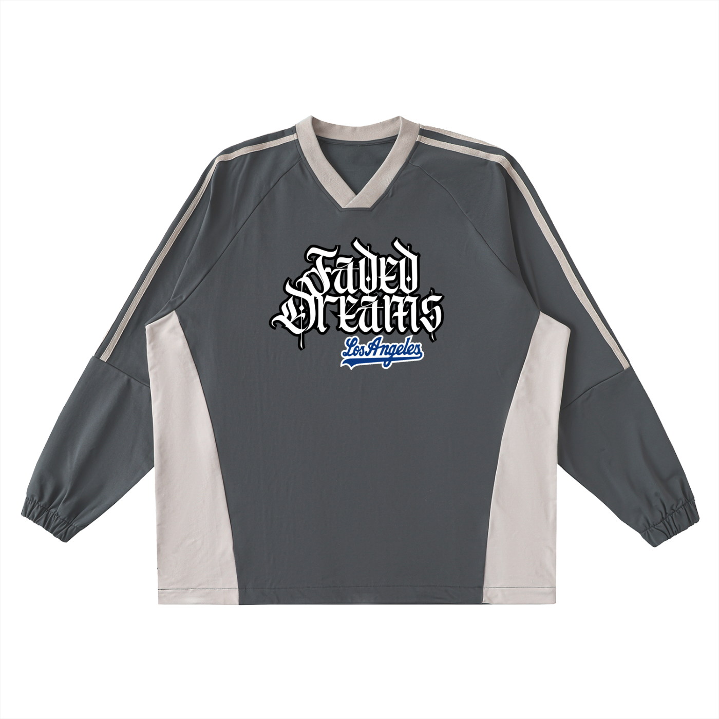 Faded Dreams Los Angeles V-neck Pullover