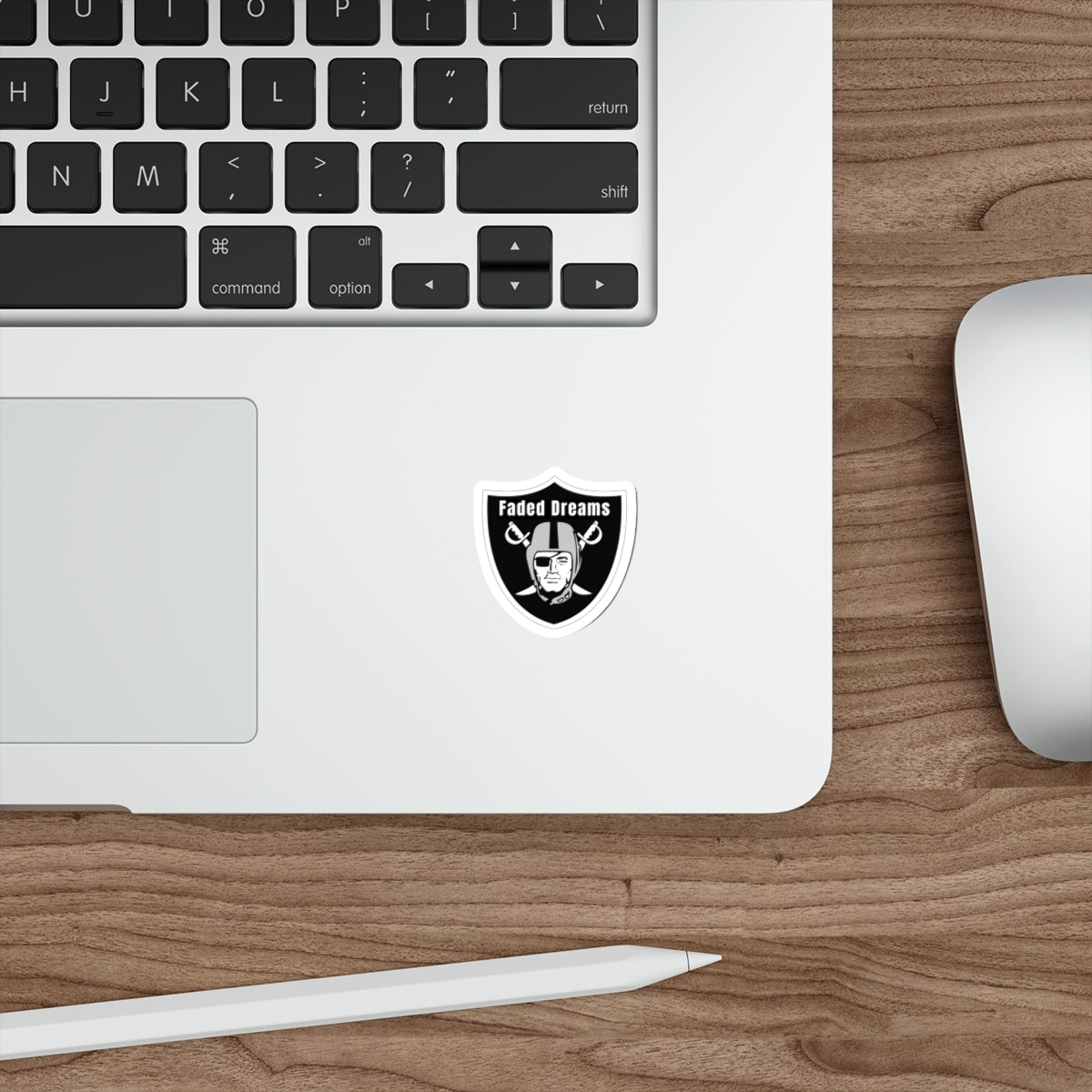 Faded Dreams Shield Sticker