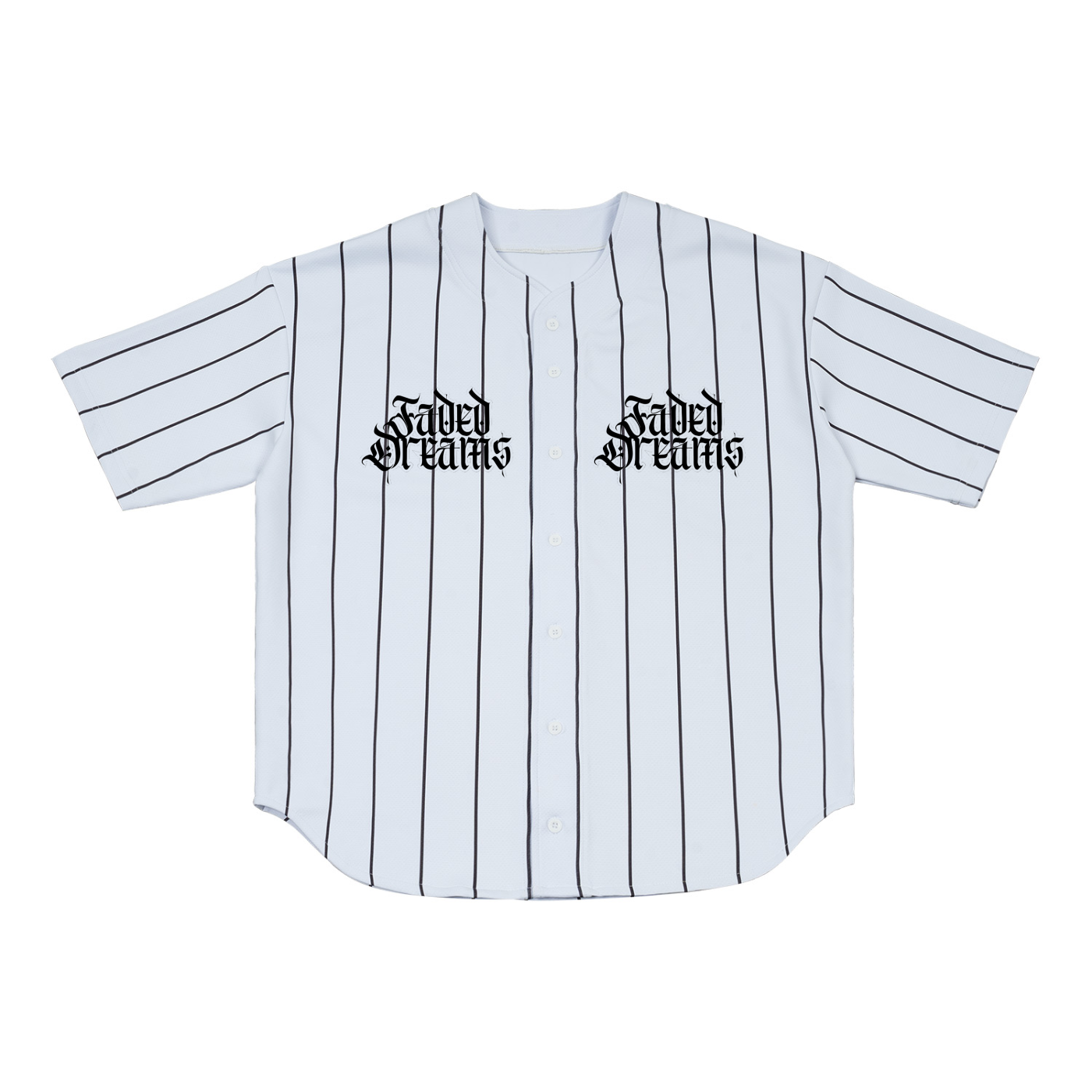 Faded Dreams Skull & Shield Baseball Jersey