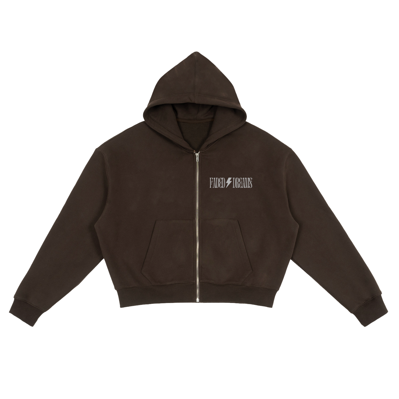 Faded Dreams Boxy Zip-up