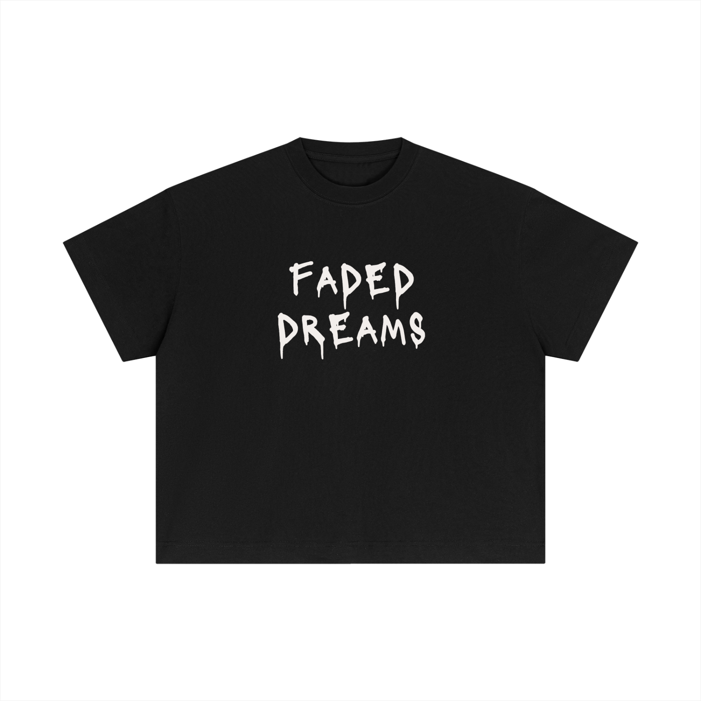 Faded Dreams Graffiti Boxy T-Shirt
