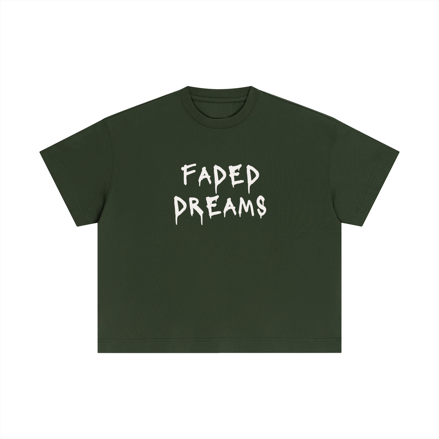 Faded Dreams Graffiti Boxy T-Shirt