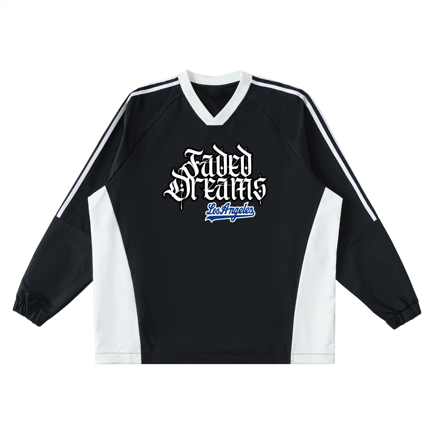Faded Dreams Los Angeles V-neck Pullover